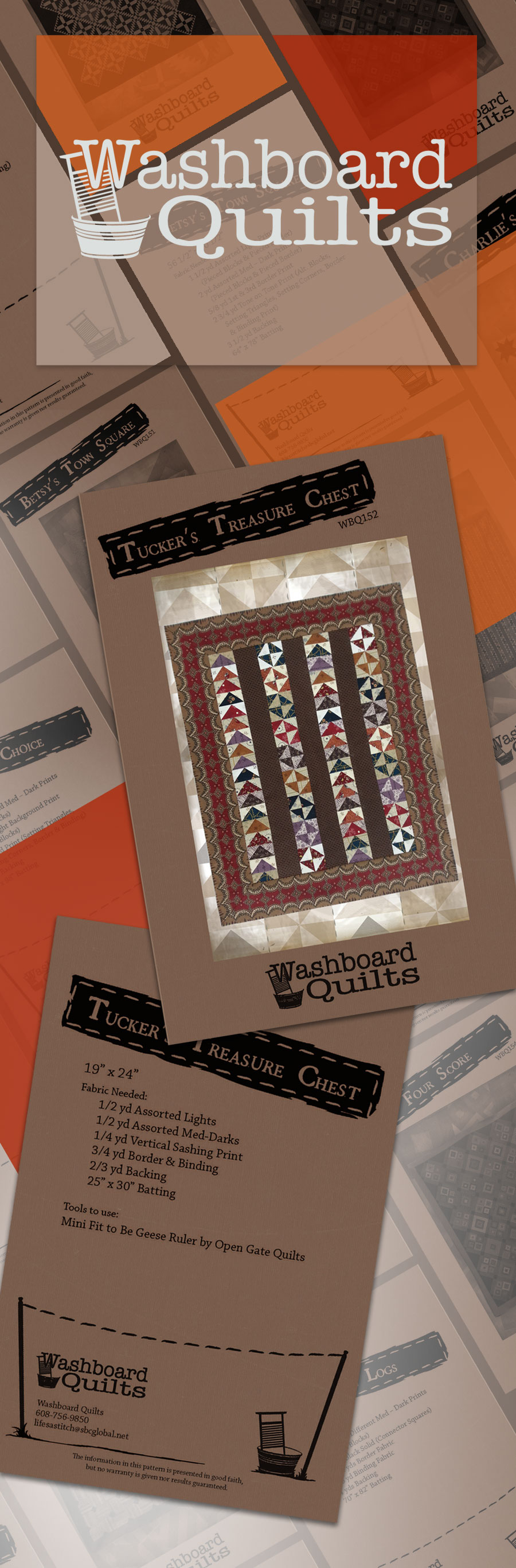 Washboard Quilts | Designed by Brooke Rogers