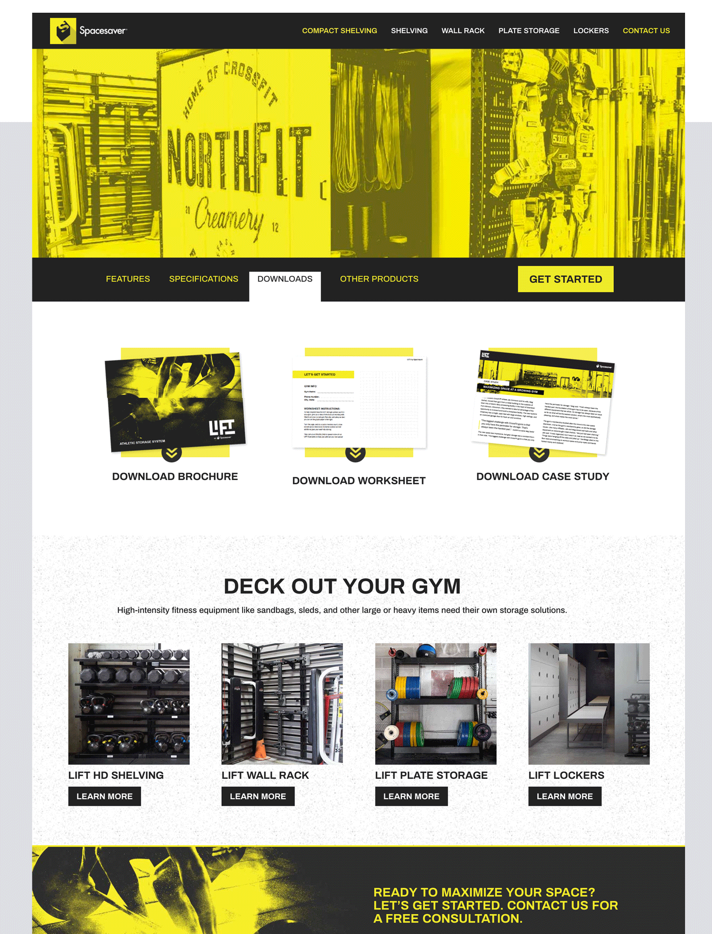 Lift Website Design | Designed by Brooke Rogers